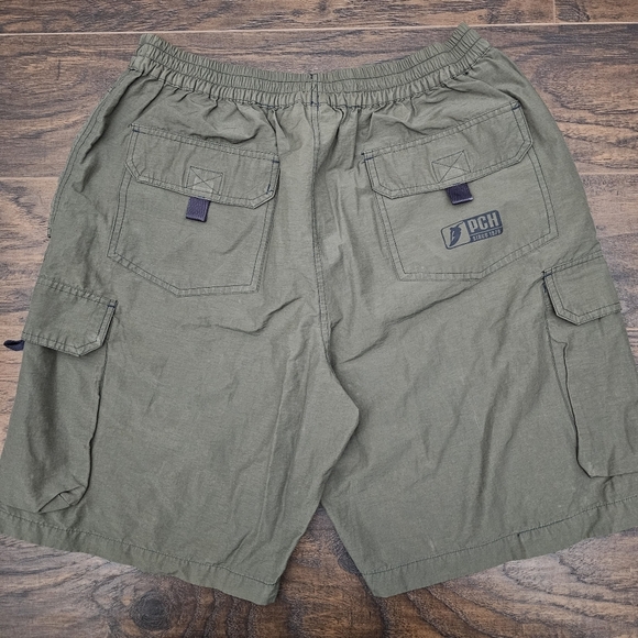 Vintage Pacific Coast Highway Mens Medium Elastic Waist Lined Cargo‎ Shorts - Picture 6 of 9